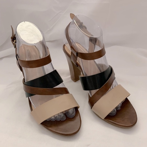 Merona Strappy Heeled Sandals - Picture 1 of 7